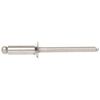 3.2mm x 10mm A2 Stainless Steel Countersunk Open Blind Pop Rivets - 30 Pack