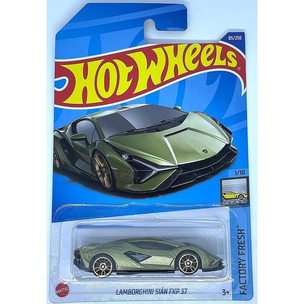 Hot Wheels 2022 - Lamborghini SIAN FKP 37 - Factory Fresh - 1/10 - Ships Bubble Wrapped in a Box