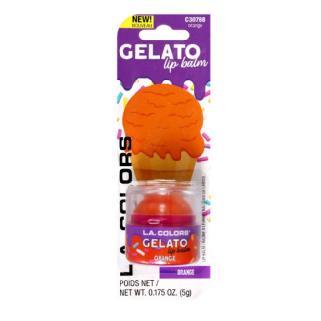 LA Colors Gelato Lip Balm #C30788 Orange