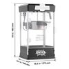 Popcorn Popper Machine Tabletop Popcorn Maker 480W 4 Oz Black