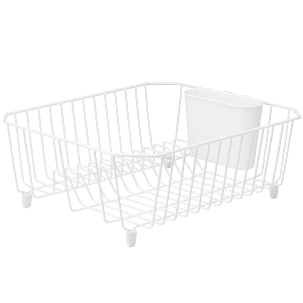  Rubbermaid Disinfectant Dish Drainer, Small, White: Dish Racks:  Home & Kitchen