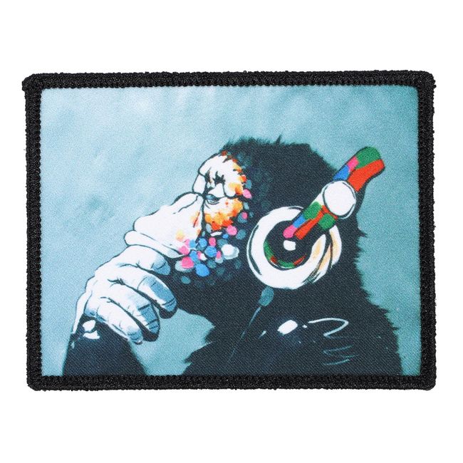 Patch Shop Dongri Banksy Graffiti Cross Transfer Airsoft Patch Patch Removable Velcro A0502 (Type 2)