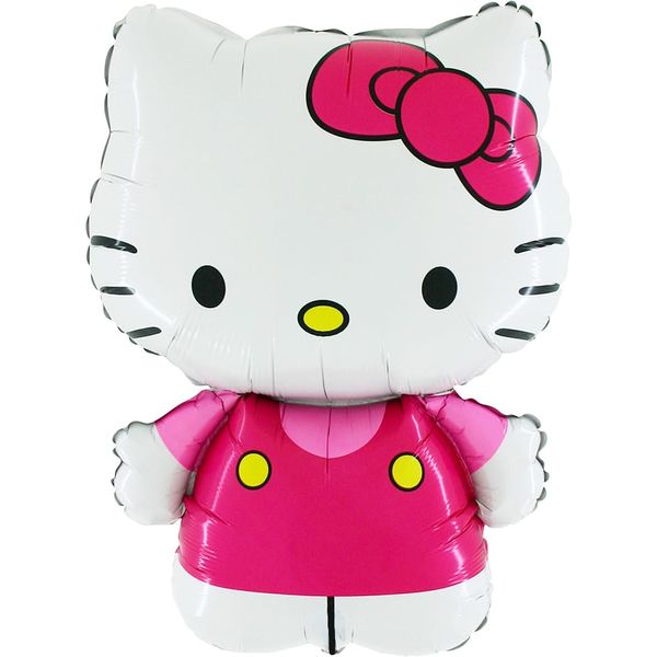 Toyland® 30" Hello Kitty Dressed In Pink Foil Balloon
