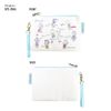 Snoopy Snoopy Snoopy 0299 Flat Pouch, Makeup Pouch, Cosmetic Pouch, Travel Pouch, Flat Pouch, Makeup Pouch, Square, Charlie Brown, Zipper, Simple, Ivory (SPZ-2845), SPZ-2845
