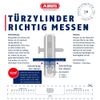 ABUS E50 N 30/40-eurocilindro Harle: Nickel