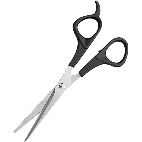 Dockapa, Professional Stainless Steel Comfort Grip, All-Purpose, Straight Office Craft Scissors for DIY(Black)