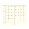 Daigo E8219 2025 Appointment Premium Weekly Notebook, One Week, Black, Begins December 2024