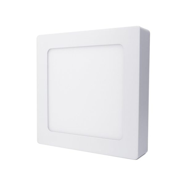 G.W.S® 12W Square LED Surface Mounted Panel Downlight Ceiling Light Day White (6000K), LED Driver Included