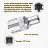 sourcing map E-Torx Socket Set 1/4" 3/8" 1/2" Drive E4 -E24 External Torx Deep Socket CR-V 6 Point Spline Socket External Torque Star Female Bit Socket Kit for Auto Repairs Home Maintenance