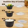 Professional 3 Piece Set Micro Cookware, Microwave Veggie Steamer, Microwave Ric