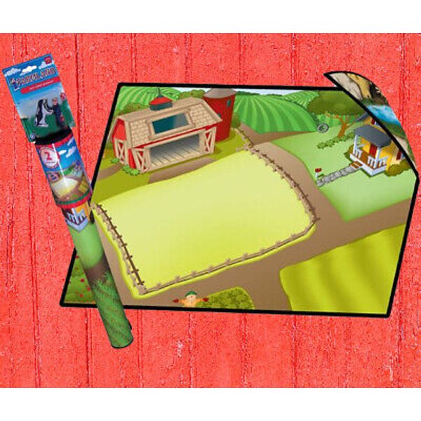 Neat-oh Farmland 2-sided Playmat with 2 Toys