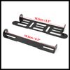 Hihaha Black Universal Motorcycle Adjustable License Number Plate Frame Durable Material