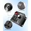 QAGGUM Variable Speed Controller for Router Fan Electric Motor, SCR Voltage Controller 120V 220V 15A 4000W Max