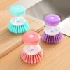 10x Multifunction Kitchen Cleaning Brushes – Pink, Purple, Baby Blue Set
