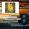 Spiffing Prints Klimt The Kiss - Small - Semi Gloss - Framed