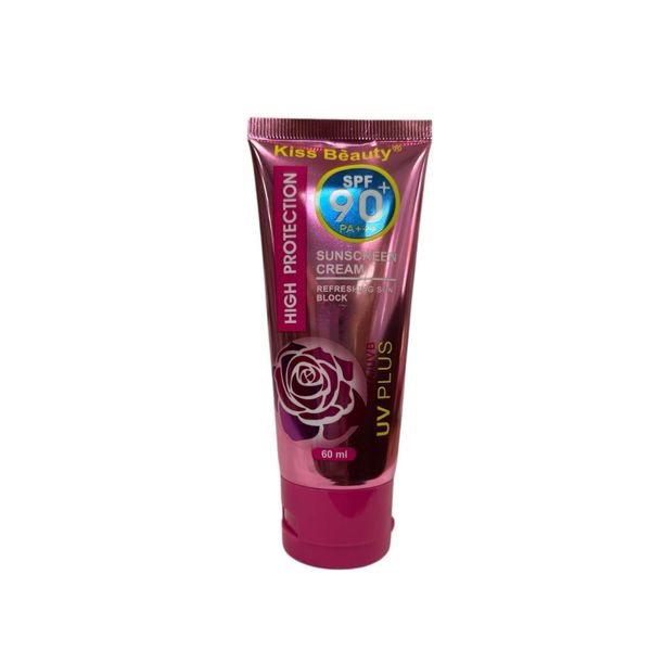 Kiss Beauty Sunscreen SPF 90 60ml Lightweight Sunblock