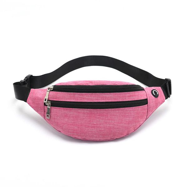 YUNGHE Fanny Pack for Men & Women - Waterproof Waist Bag Pack with Adjustable Strap for Travel Sports Running.(Pink-02)