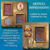 Flowers - Iris Elegance – 2 Pages Personalized Wall Art or Scrapbook Set
