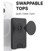 MagSafe PopSockets PopWallet+ for MAGSAFE Classic Black on Black