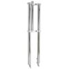 Alta Bicycle Steel Adjustable Chopper Fork 1-1/8" Threadless, Multiple Colors (Chrome)