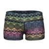 Epic MMA Gear Yoga Stretch Booty Shorts (X-Small, Skull Multi)