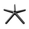 25" Black Plastic Replacement Office Task Chair 5 Star Base -Made in USA - S5652