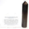 Shungite Standing Point Flat Base Wand 100mm+ 4" Size Electromagnetic Protection