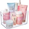 Bliss 10" X 6" Open Compartment Clear Plastic Organizer | Rectangular Makeup & V