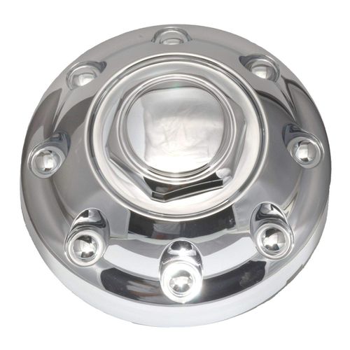 Set of 4 New Chrome Aftermarket 16 inch 8 Lug Wheel Hub Center Caps Replacements for 2000 2001 2002 Dodge Ram 2500 Truck