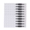 Dragonhawk 60 Counts Black Tattoo Needles Tubes with Matching Assorted