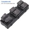 Power Window Switch Control Gray Button for 2011-2014 Hyundai Sonata OEM DWS455