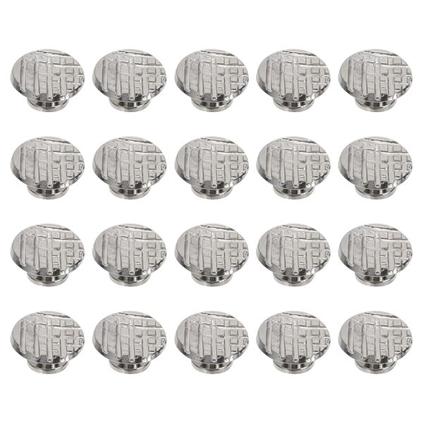 HOMSFOU 20pcs Dental Lingual Buttons Round Base Dentist Orthodontic Dental Material