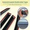 For 2008-2013 Toyota Highlander Window Visor Vent Shade Rain Guards Deflector