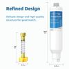 Waterdrop RV Inline Water Filter with Flexible Hose Protector, NSF Certified