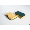 Spontex Double-use Foam 2 Cues Yellow / Green