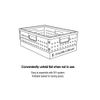 Inplus DIY Home & Kitchen Organization Basket (Brown Medium)
