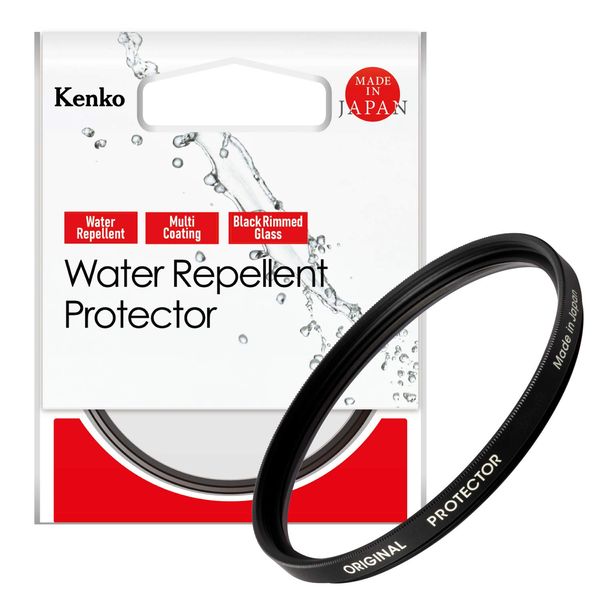 Kenko Original 005156 Water Repellent Lens Protector, 2.2 inches (55 mm), Water Repellent, Antifouling Coating, Lens Protection, Made in Japan