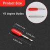 3rd Party Accessory for Cricut, 30 PCS Replacement Accessories for Cricut Explore Air 2 (45 Degree)