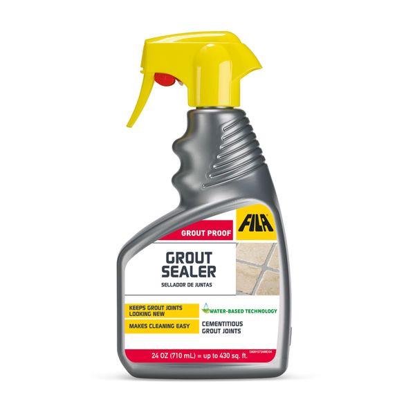 FILA Grout Sealer Spray Filagrout Proof 24 OZ, Grout Sealer for Tile and Stone, Eco-friendly