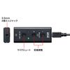 サンワサプライ USBオーディオ変換アダプタ(4極ヘッドセット用) MM-ADUSB4