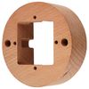 Surface-Mounted Beech Wood Retro Frame 1 Gang PR1 Natural