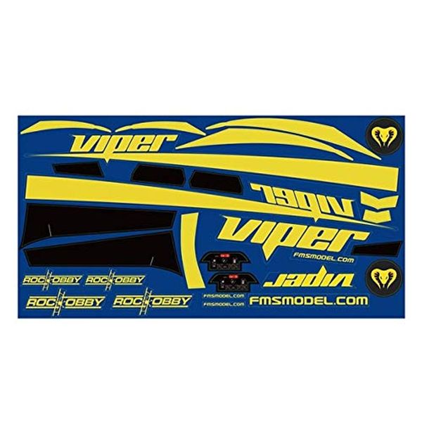 FMS ROC HOBBY VIPER 70MM DECAL SHEET