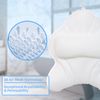 Poemland Extra Thick Large Bath Pillow With Neck,Back,Head Support For Bathtub, Spa, Soaking (White, Extra Large)