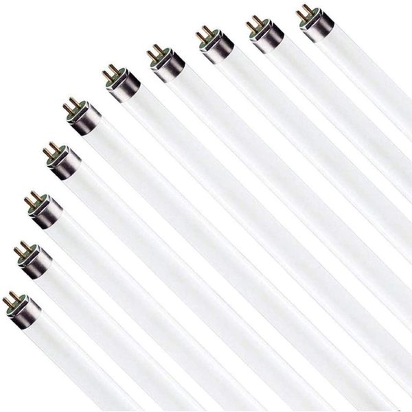 (10 Pack) F17T8/841 17W 24 Inch T8 Fluorescent Tube Light Bulb, 4100K Cool White, Medium Bi-Pin (G13) Base, 17 Watt T8 Light Bulbs