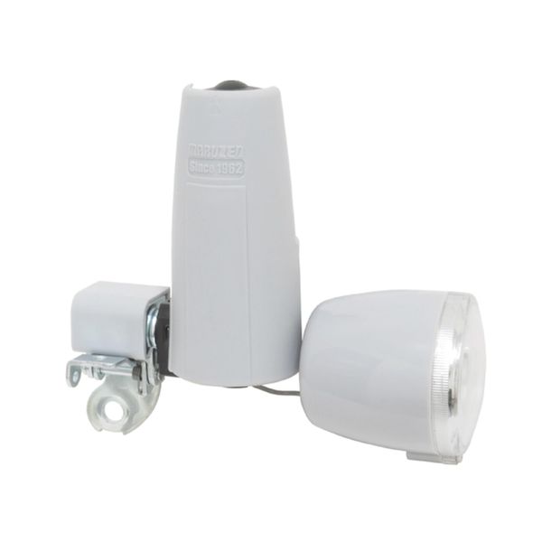 Maruzen MKM-3RB-EN GR Bicycle Front Dynamo Light Magboy LED Gray