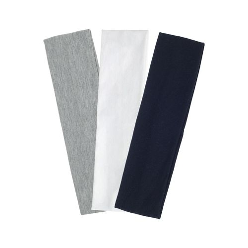 Fecawd 3PCS Headbands for Women Non Slip Elastic Sweat Hairbands Fashion Sports Hair Bands Soft Cloth Fabric Stretchy Headband for Workout Yoga Running