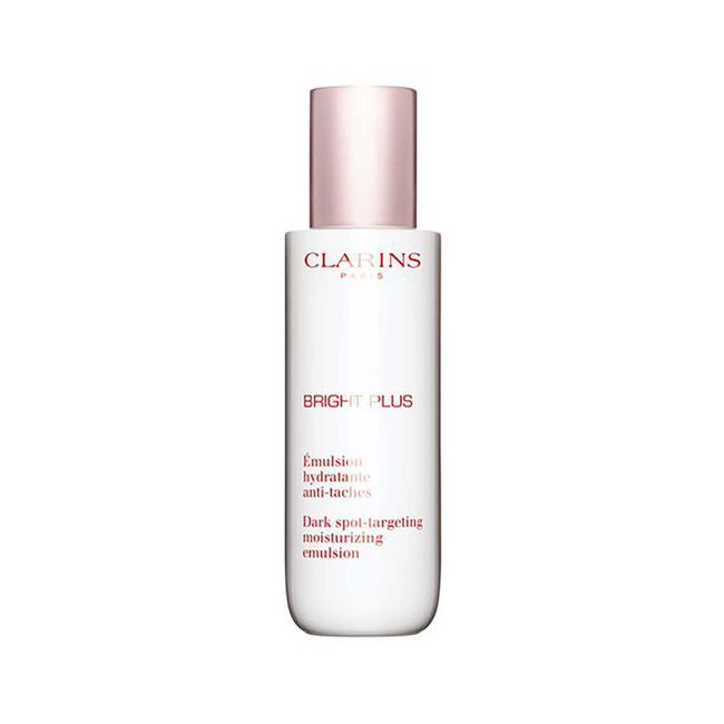 Clarins Bright Plus Moisturizing Emulsion | Visibly Brightens and Targets Dark Spots | Promotes Even Skin Tone | Hydrates and Soothes | 96% Natural Ingredients | Acerola Extract, Rich In Vitamin C