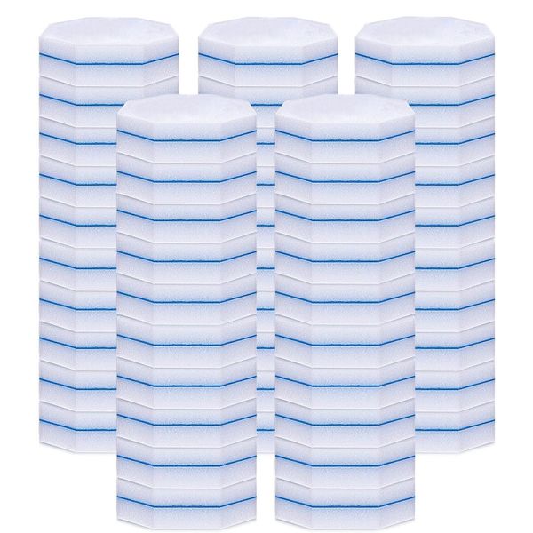 50 Count Toilet Brush Heads Compatible Most Wand Refills