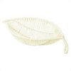 Large Paper Basket Cream (Leaf Shape)
