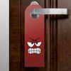 Love Face or Evil Face Door Hanger Angry Friendly Faces Peace